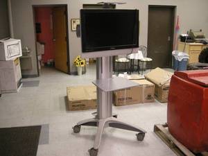 lot 70 image: Ergotron Rolling MediaTV Cabinet