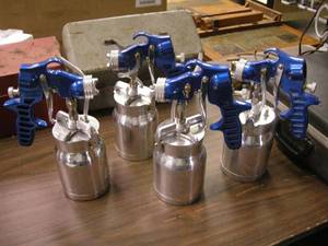 lot 82 image: 4 HVLP Paint Guns