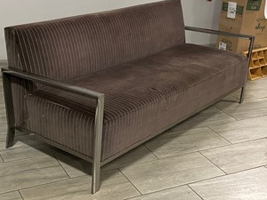 Steel-Framed Waiting Room Sofa
