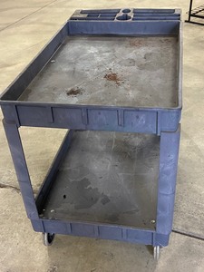 HaulMaster 2-Level Plastic Cart