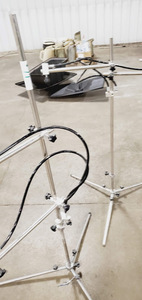 Lot Of (2) Dedoes Commercial Adjustable Specialty Steel Tri-Pods