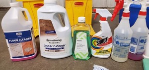 Lot Of Assorted Cleaning  Janitorial Supplies & Products