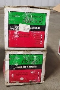 (2) Near-Full Cases Of Quantum Softskin Latex Gloves