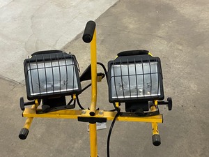 Lot Of (3) Tri-Pod Telescoping Halogen Work Lights