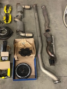 Lot Of Assorted Automotive Parts, Exhaust Set, Etc