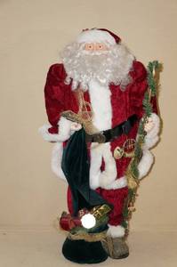 lot 30 image: Large Santa Decoration