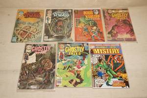lot 9 image: Vintage Horror and Mystery Comics - Low Cover Prices