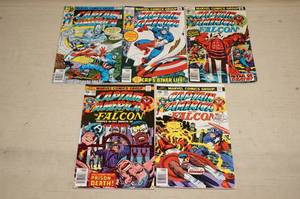 lot 10 image: Vintage Captain America Comics - Low Cover Prices