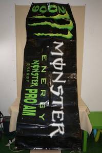 lot 69 image: 2009 Monster Energy Pro Am Banner