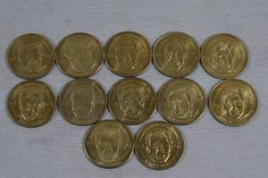 lot 65 image: Pinnacle Hockey Medallion Coins