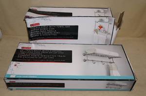 lot 82 image: Delta Bathroom Shelves