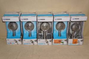 lot 104 image: 5 Moen Magnetix Shower Wands