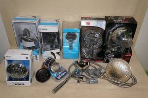 lot 100 image: Shower Heads and Wands