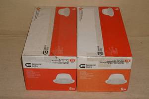 lot 113 image: 6 Black Baffle Recessed Light Trim