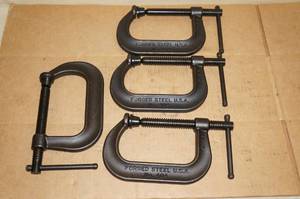 lot 129 image: 4 Proto C-Clamps - 4-14