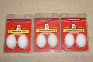lot 149 image: 6 Ceramic Nest Eggs