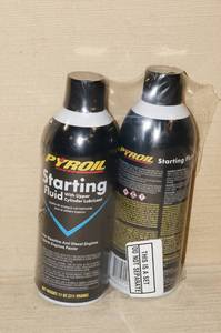 lot 171 image: 2 Cans of Pyroil Starting Fluid Spray