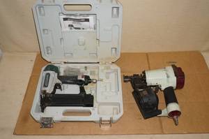lot 177 image: Masterforce Air Finish Nailer, Tool Shop Roofing