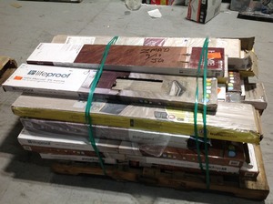lot 13 image: Pallet with assorted Flooring see pictures