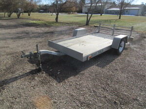 lot 26 image: Bear Track 5x10 Alum Utility Trailer