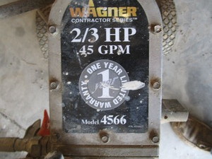 lot 29 image: Wagner Paint Sprayer