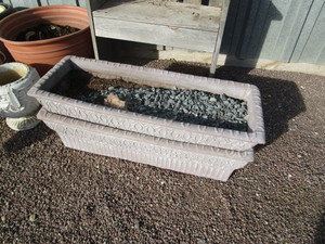 lot 52 image: Flower Pots, Bench, Landscaping Tools