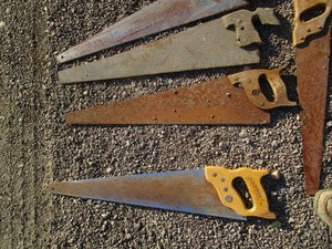 lot 58 image: Lot of Hand Saws