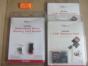 Sandisk Cruzer switch 8GB, two 2GB ...