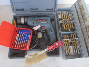 Bosch 38 drill & bits...