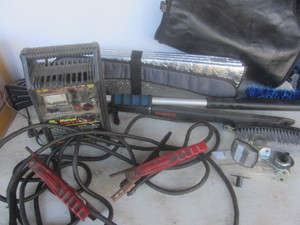 Jumper cable, sun shield, battery c...