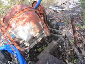 Trailer cement mixer, #26471 B, tir...