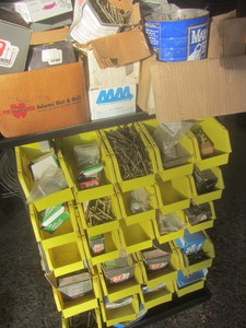 Roller parts bin - yellow, 28Wx21...