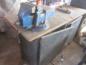 Work cabinet with Swordship shop vi...