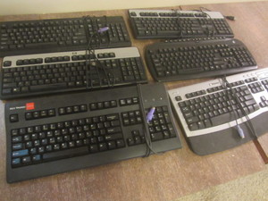 Keyboards with HP, qty 6...