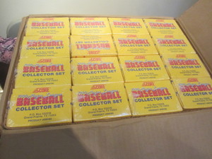 Baseball cards, 1990, 16 sets with ...