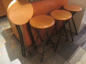 Stools, set of four folding , 24H ...