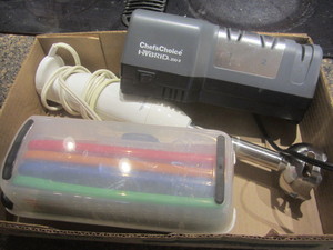 Cuisinart stick blender, knife shar...