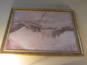 Creation print, framed 58x43...