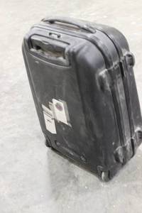 Carry On Suitcase Black, On Wheels