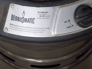 lot 9 image: Outdoor Propane Deck Heater