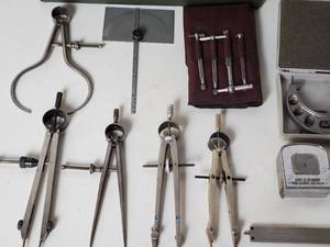 lot 23 image: Misc Drafting & Micro Meter & Punch Sets