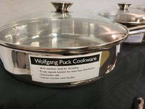 lot 55 image: Wolfgang Puck Set of (5) Cookware Pans (NEW)