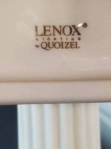 lot 57 image: Lenox Desktop Lamp