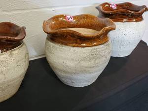 lot 66 image: Set of (3) Planters Pots