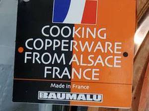 lot 85 image: Set of (7) Baumalu Copper Cookware (NEW)