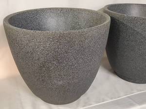 lot 51 image: Pair of Lightweight  Plastic Planters
