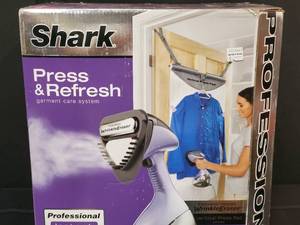 lot 152 image: Professional Shark Press & Refresh Vertical Steam Garment Care System