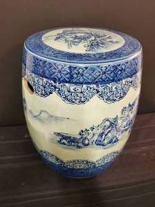 lot 156 image: Decorative  Garden Stool