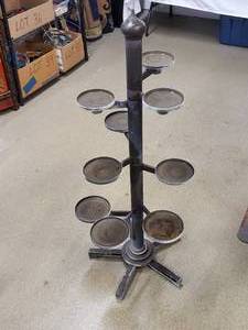lot 130 image: Very Heavy Multiple Plant Stand