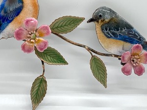 lot 173 image: Bovano Sculpture- Blue Jays
